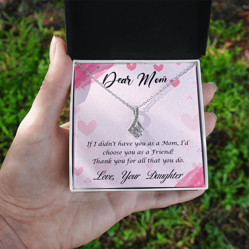 My Mom, My Forever Friend - Elegant Alluring Beauty Necklace