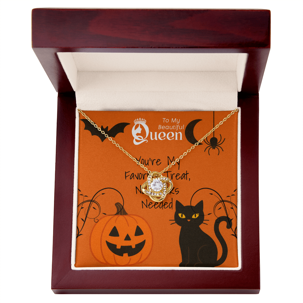 Halloween Love Knot Necklace for My Beautiful Wife