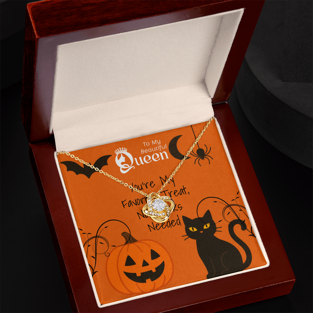 Halloween Love Knot Necklace for My Beautiful Wife