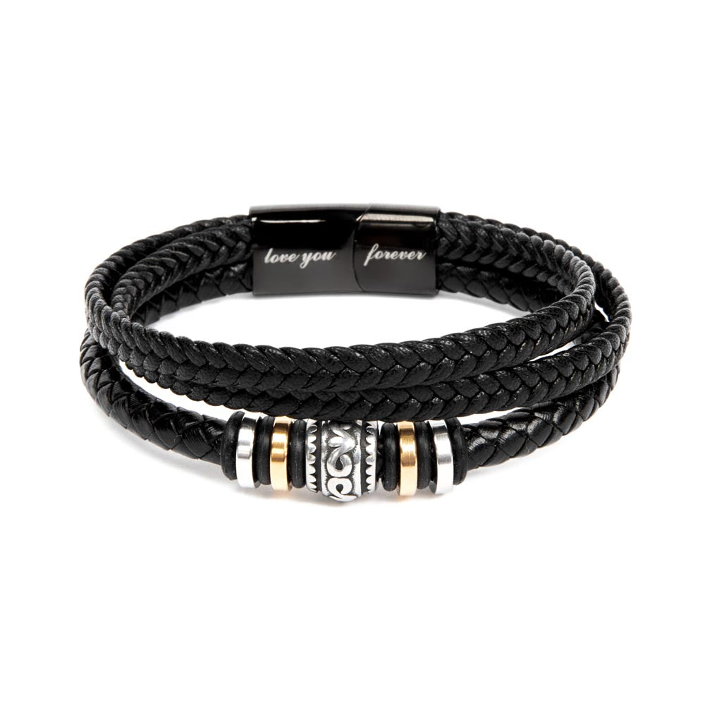 To My Dad – Love You Forever Bracelet, A Keepsake of Unbreakable Love
