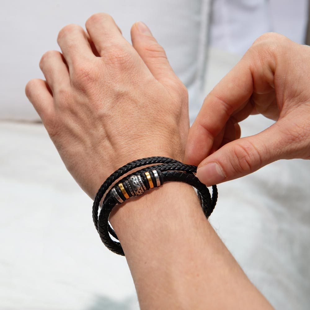 To My Dad – Love You Forever Bracelet, A Keepsake of Unbreakable Love