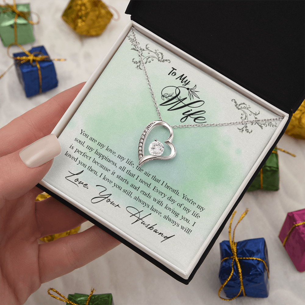 Elegant Gift for My Wife - Forever Love Necklace