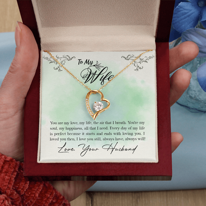 Elegant Gift for My Wife - Forever Love Necklace