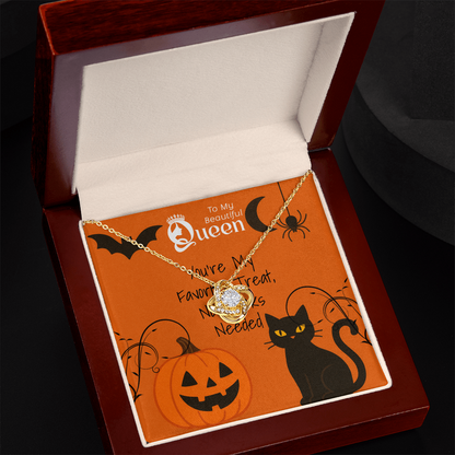 Halloween Love Knot Necklace for My Beautiful Wife