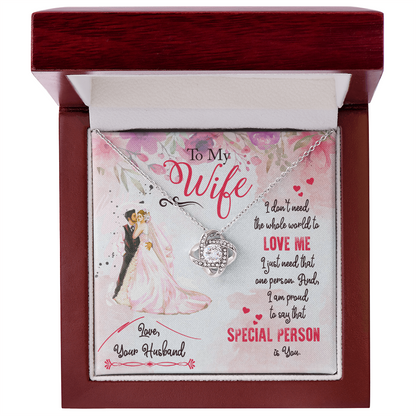 Our Story, Our Knot – Forever Love Necklace