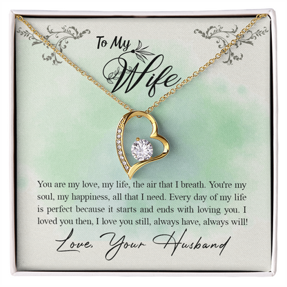 Elegant Gift for My Wife - Forever Love Necklace