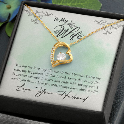 Elegant Gift for My Wife - Forever Love Necklace